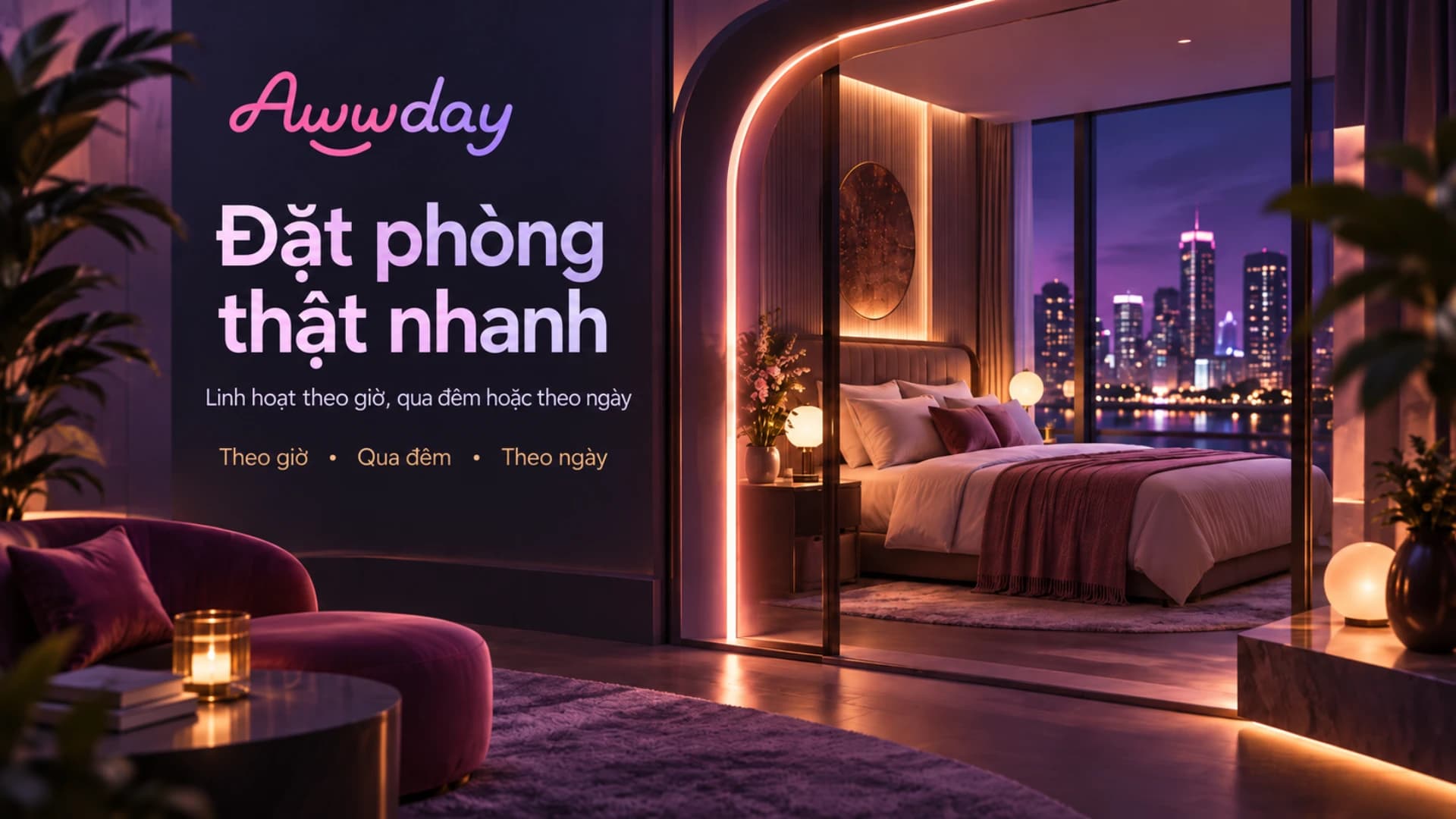 Awwday — Đặt phòng thật nhanh