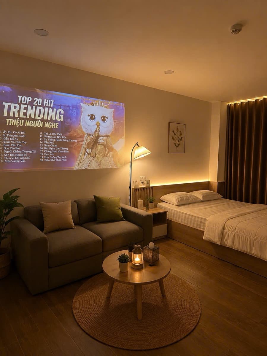 Cozy Cinema Studio – Miếu Đầm – HaNoi Apartment