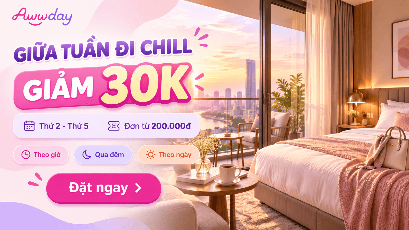 Giữa tuần đi chill - Giảm 30K